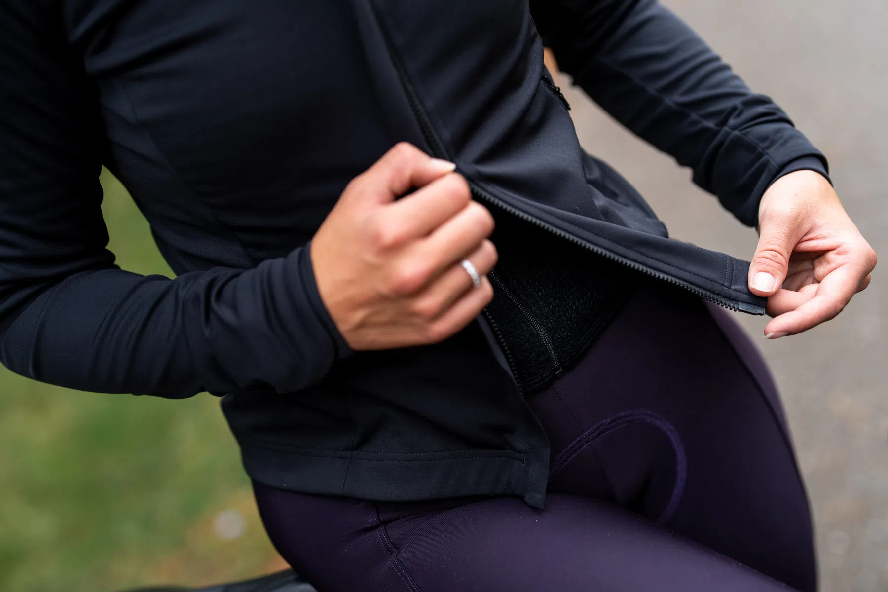 Castelli Alpha 150 W Jacket en Sorpasso RoS W Bibtight getest tijdens winterrit